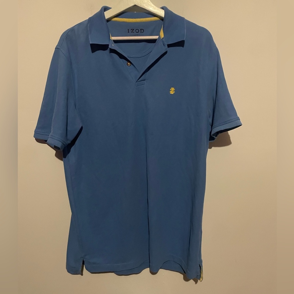 IZOD Men’s‎ Advantage blue Polo size large